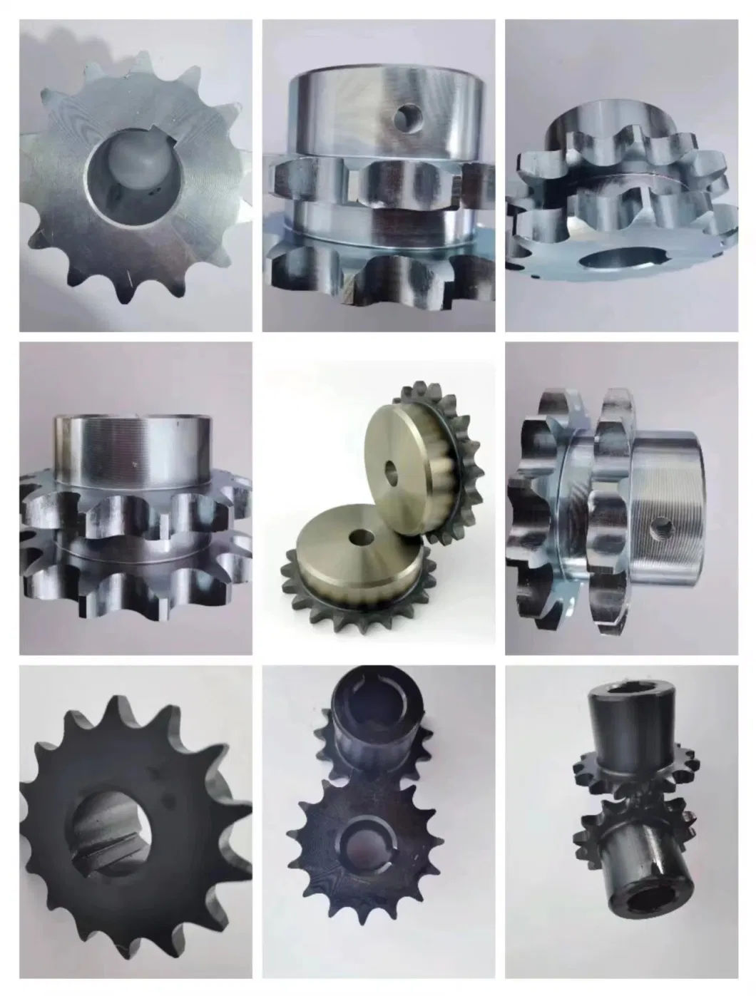 Aluminum Flexible Roller Chain Coupling with Oring/Chain/Sprocket Connection