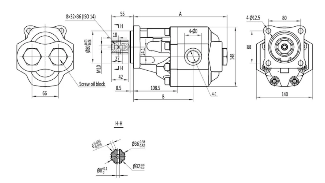 OEM/ODM Manufacturer, Good Parts for Hyva Hydraulic Gear Pump Used in China Made Dump Truck